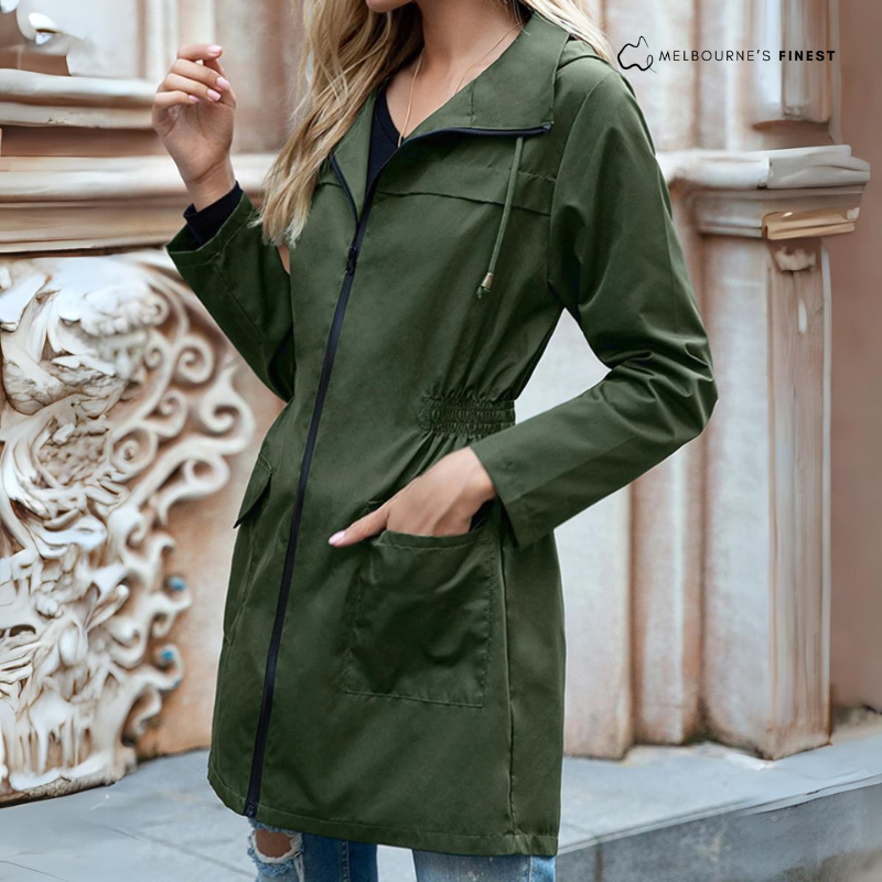 Alexis™ Stylish Windbreaker Trenchcoat