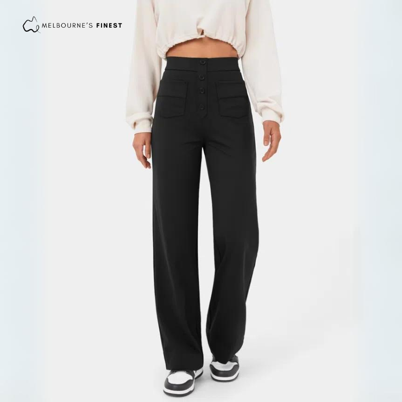 Alisha™ High-Waist Stretch Trousers