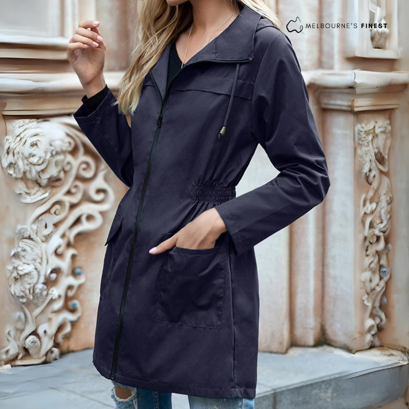 Alexis™ Stylish Windbreaker Trenchcoat