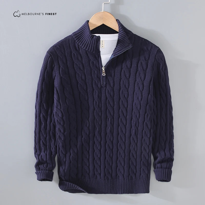 Jamie™ Stylish Half-zip Sweater