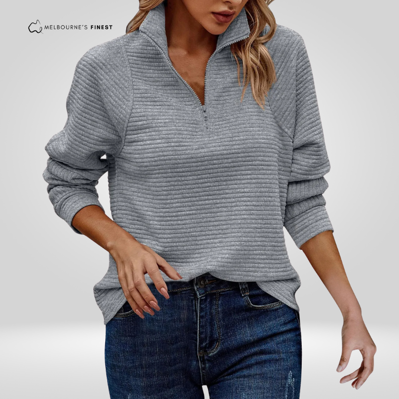 Jenny™ Stylish V-neck Sweater