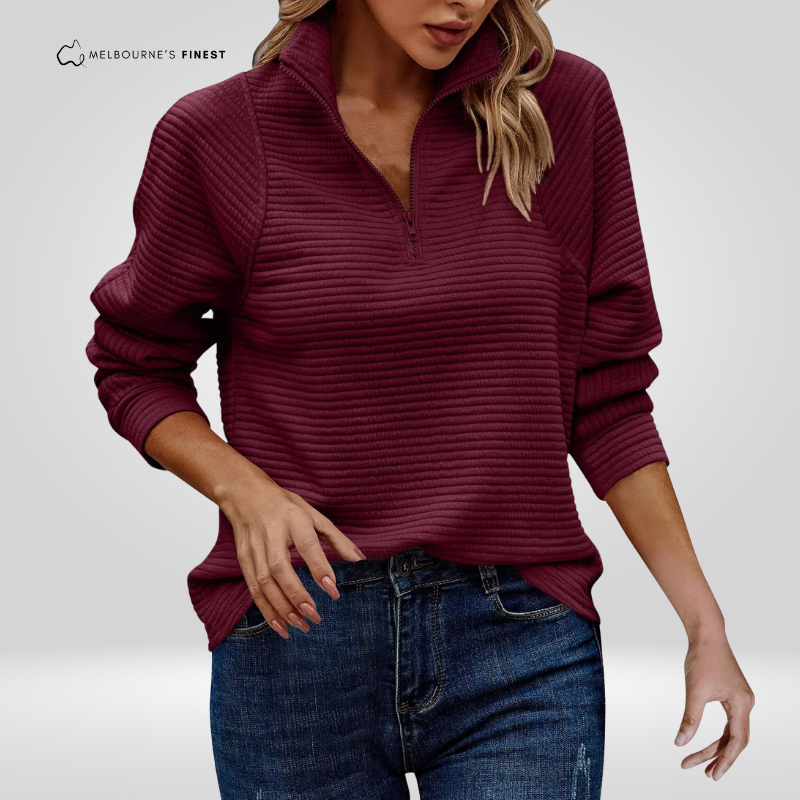 Jenny™ Stylish V-neck Sweater