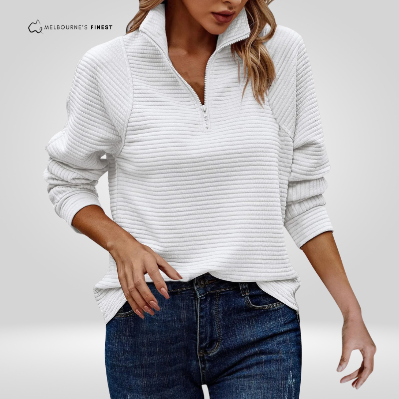 Jenny™ Stylish V-neck Sweater